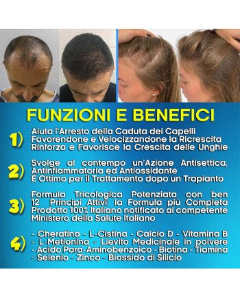 Hair Rebirth strong®: Arresta la Caduta dei Capelli e li fa Rinascere