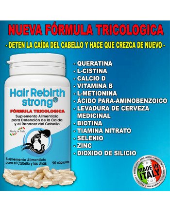 Hair Rebirth strong®: Detiene la Caída del Cabello y lo hace Renacer