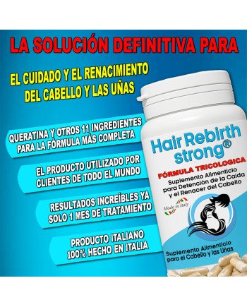 Hair Rebirth strong®: Detiene la Caída del Cabello y lo hace Renacer