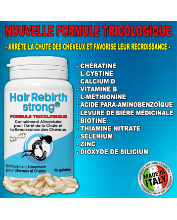 Hair Rebirth strong®: Arrête la Chute des Cheveux et les fait Renaître
