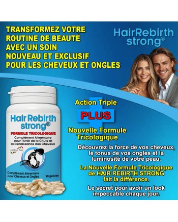 Hair Rebirth strong®: Arrête la Chute des Cheveux et les fait Renaître