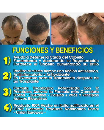 Hair Rebirth strong®: Detiene la Caída del Cabello y lo hace Renacer