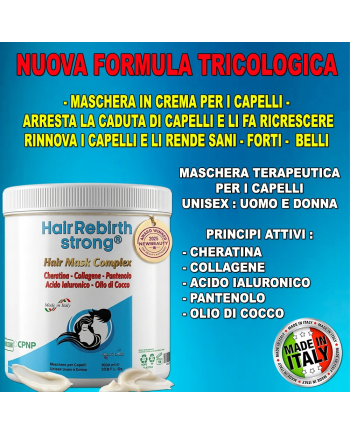 Hair Rebirth strong®: Arresta la Caduta dei Capelli e li fa Rinascere