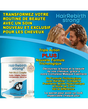 Hair Rebirth strong®: Arrête la Chute des Cheveux et les fait Renaître
